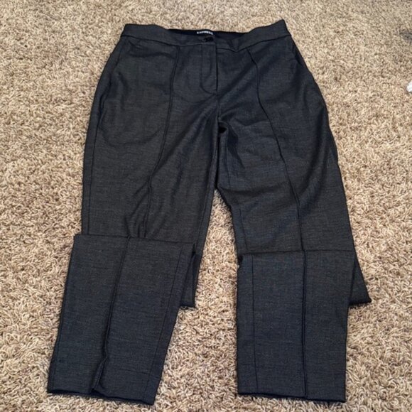 Woman’s heather dark grey Dress Pants - Picture 6 of 6